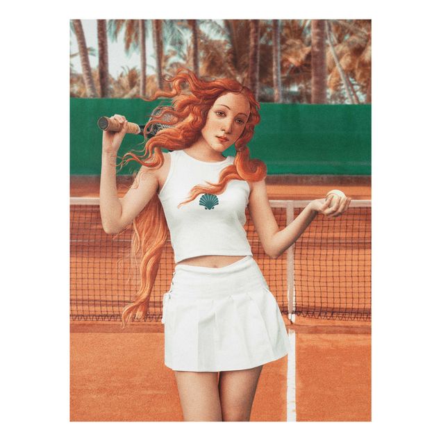 Quadros em laranja Tennis Venus