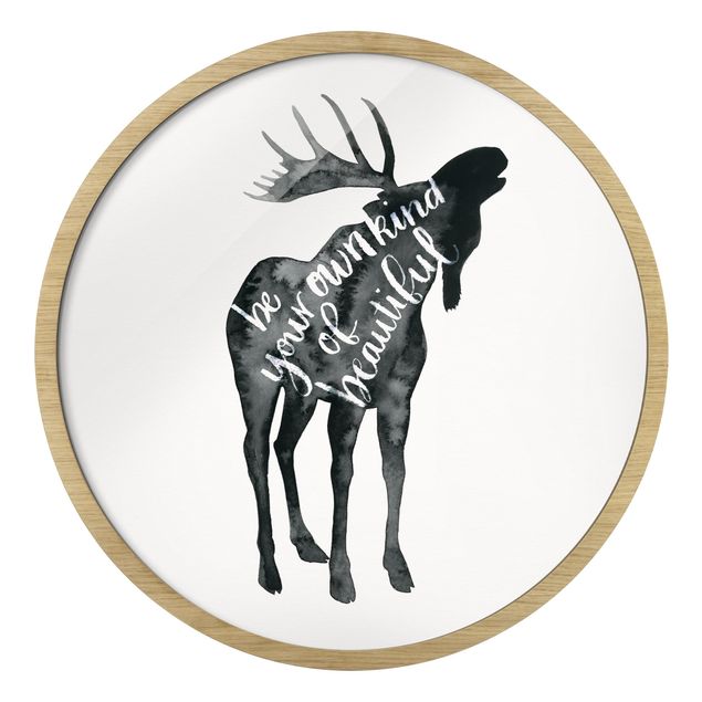 Quadros decorativos Animals With Wisdom - Elk