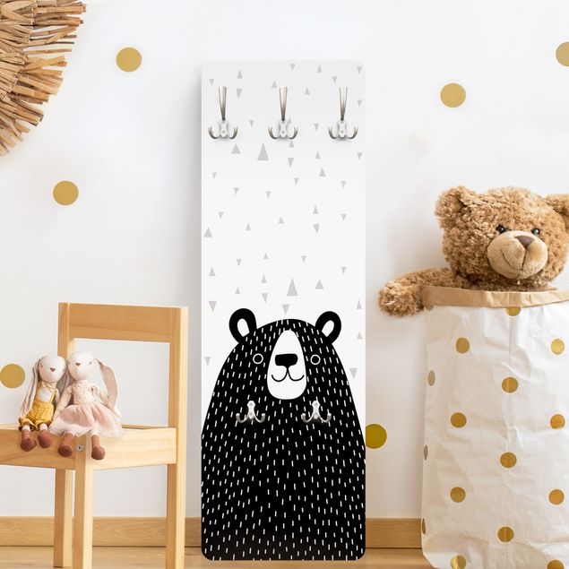 decoração quarto bebé Zoo With Patterns - Bear