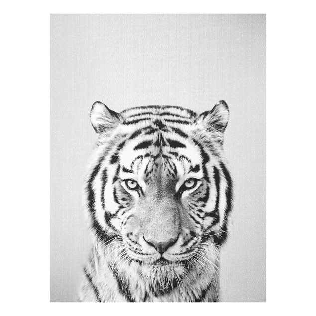 Quadros modernos Tiger Tiago Black And White