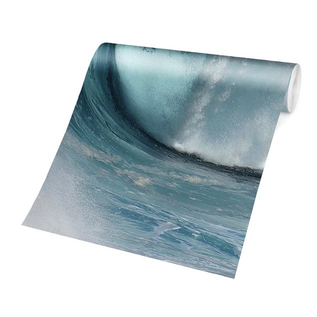 Papel de parede azul Raging Waves
