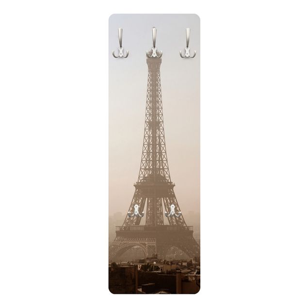 cabideiro de parede Tour Eiffel