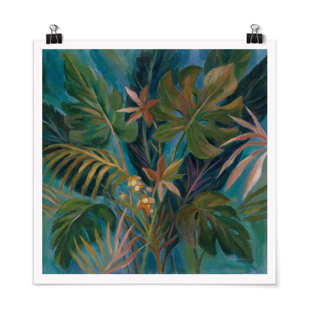 Posters flores Tropical midnight atmosphere