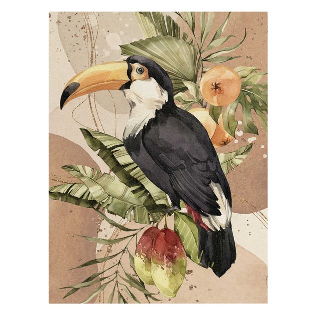 Quadros decorativos Tropical Birds - Toucan