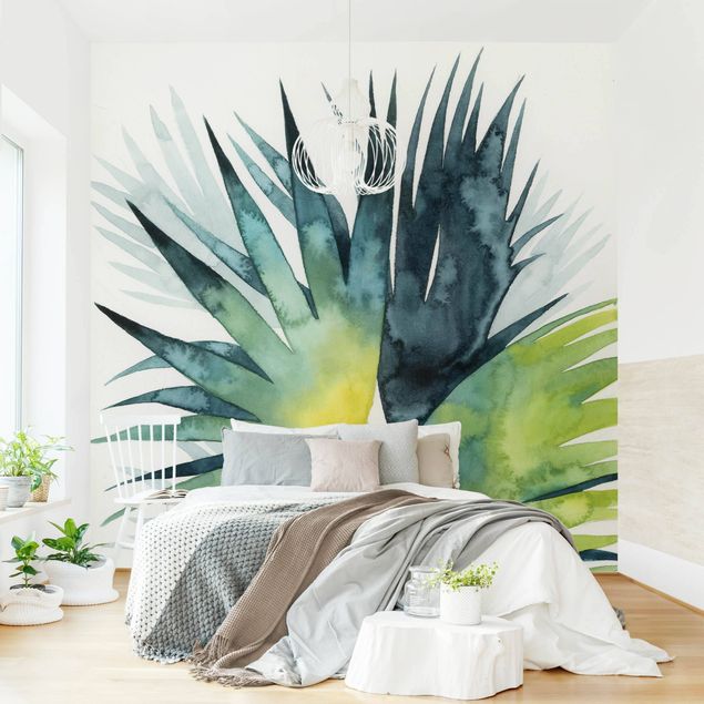 papel de parede moderno Tropical Foliage - Fan Palm