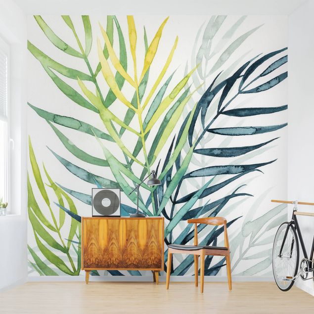 papel de parede para quarto de casal moderno Tropical Foliage - Palme