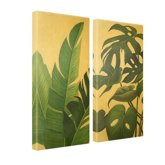 Quadros decorativos Tropical Foliage Duo