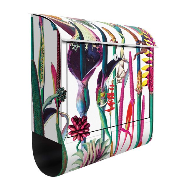 Caixas de correio flores Tropical Luxury Pattern XXL