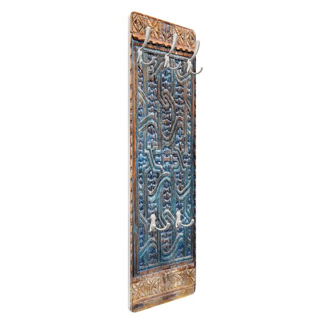 Cabides de parede Door With Moroccan Carving