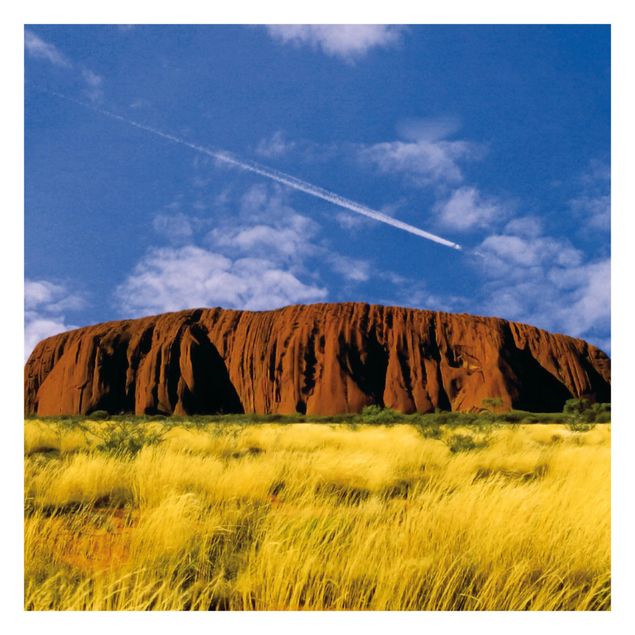 papel de parede com azul Uluru