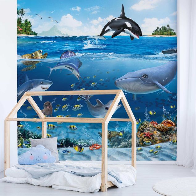 decoração para quartos infantis Animal Club International - Underwater World With Animals