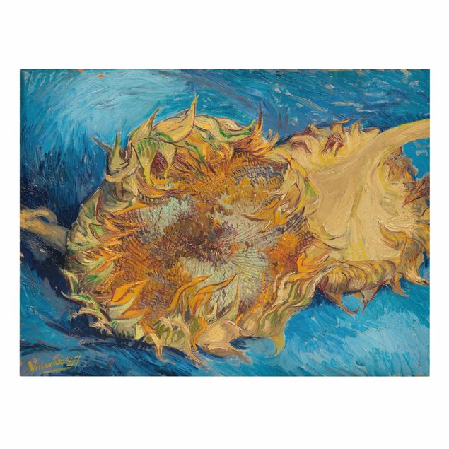 quadros flores Van Gogh - Sunflowers