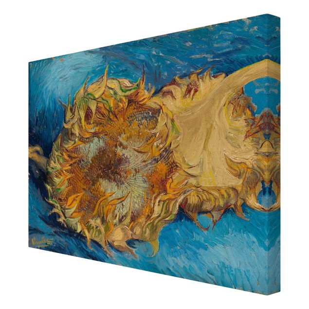 Quadros em amarelo Van Gogh - Sunflowers