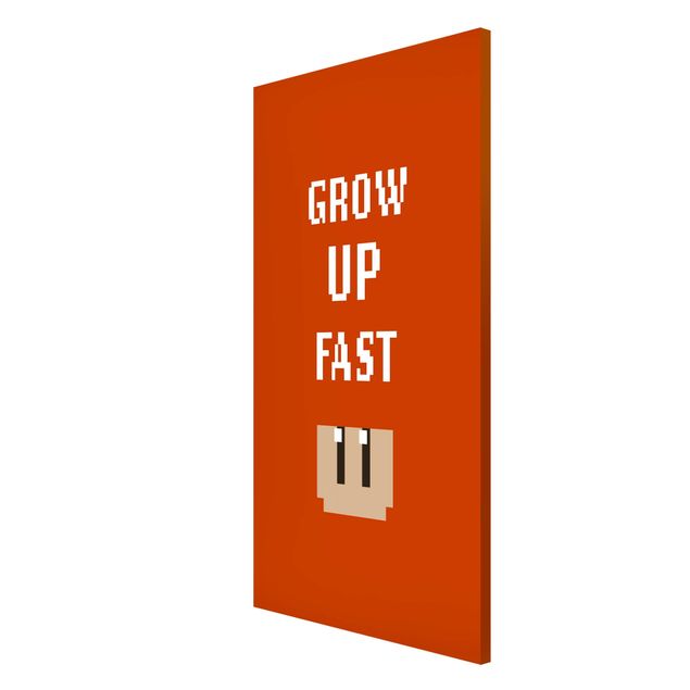Quadros modernos Video Game Grow Up Fast In Red