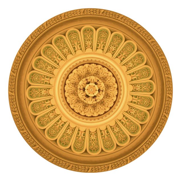 Papel de parede padrões Victorian Ornamentation In Circle