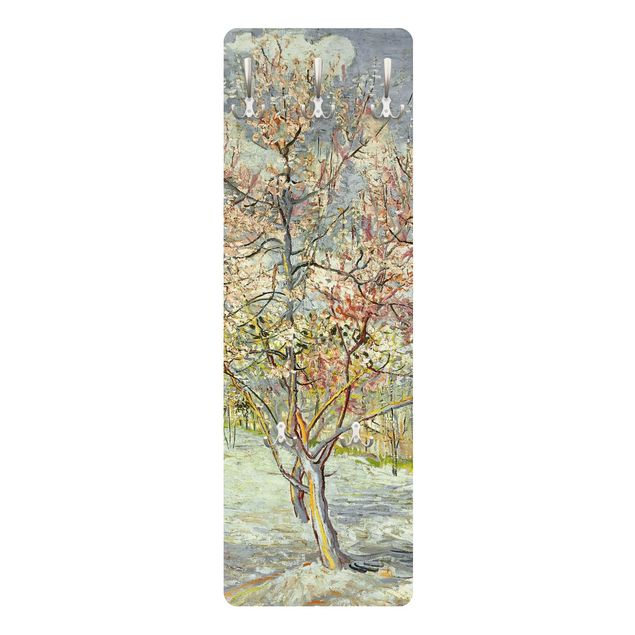 Quadros por movimento artístico Vincent van Gogh - Flowering Peach Trees