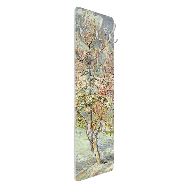 Cabides de parede estilo rústico Vincent van Gogh - Flowering Peach Trees