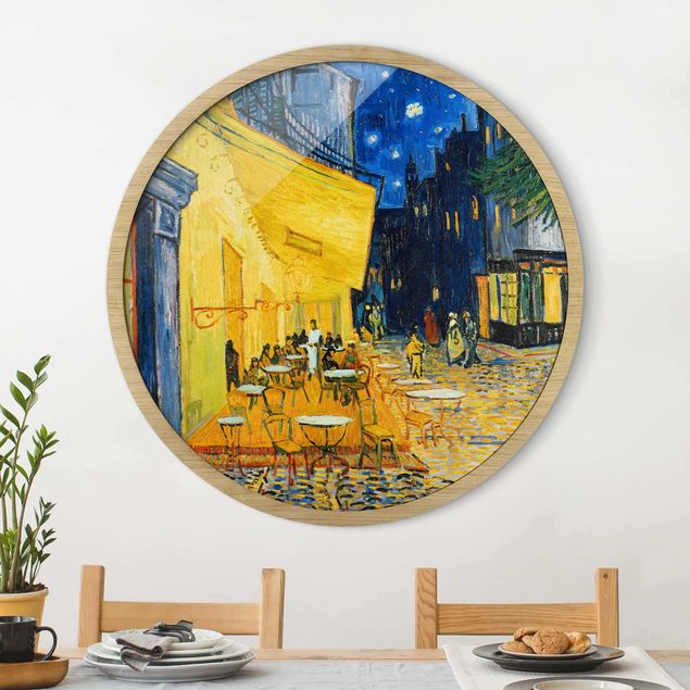 Quadros movimento artístico Impressionismo Vincent Van Gogh - Cafe Terrace In Arles