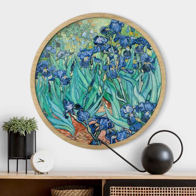 Quadros movimento artístico Impressionismo Vincent Van Gogh - Iris