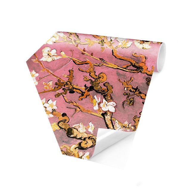 Quadros por movimento artístico Vincent Van Gogh - Almond Blossom In Antique Pink