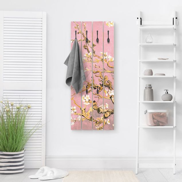 Quadros movimento artístico Pós-impressionismo Vincent Van Gogh - Almond Blossom In Antique Pink