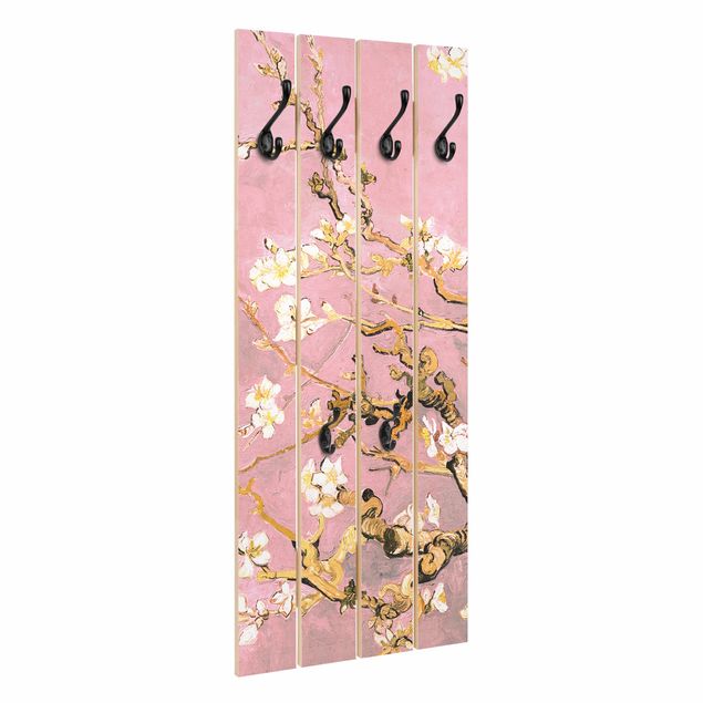 Cabides de parede shabby Vincent Van Gogh - Almond Blossom In Antique Pink