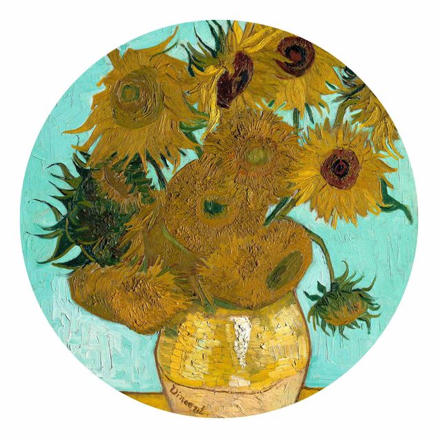 Papel de parede girassóis Vincent van Gogh - Sunflowers