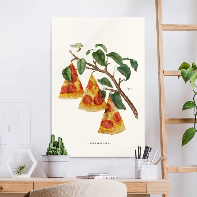decoraçoes cozinha Vintage Plant - Pizza