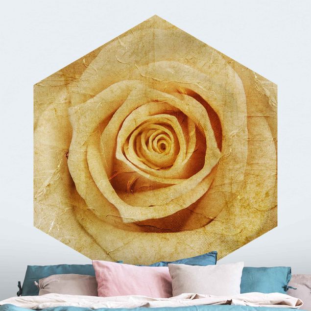 papel de paredes rosas Vintage Rose