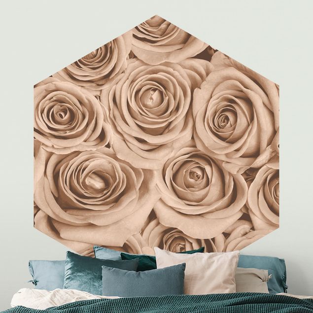 papel de paredes rosas Vintage Roses