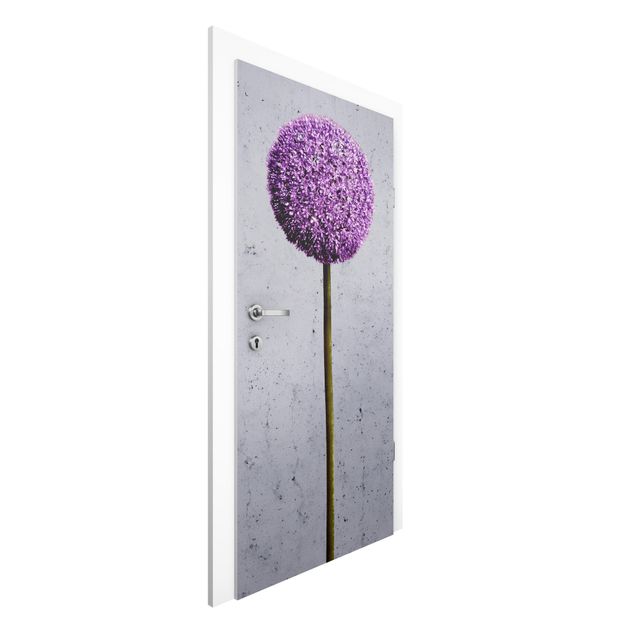 papel de parede moderno Allium Round-Headed Flower