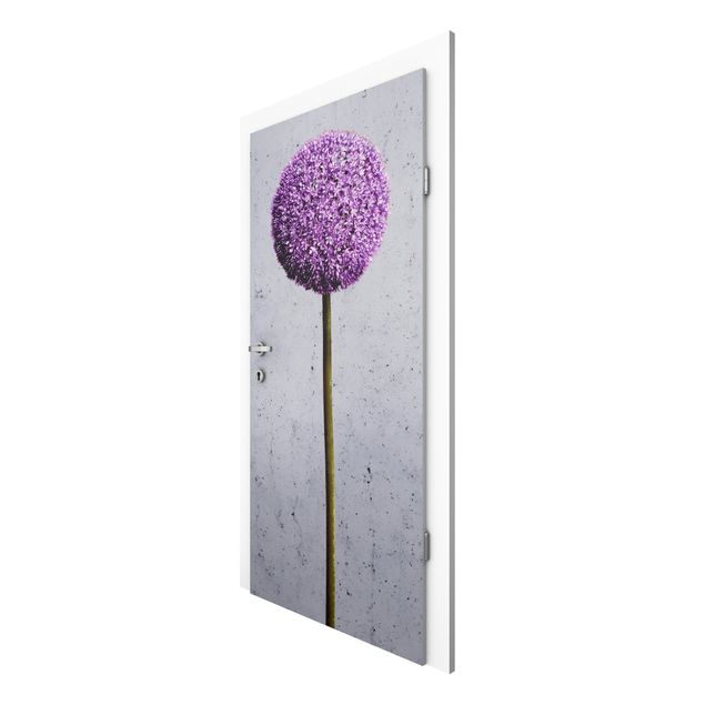 Papel de parede com flores Allium Round-Headed Flower