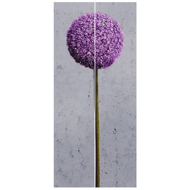 Papel de parede para porta flores Allium Round-Headed Flower