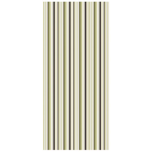 papel de parede para quarto de casal moderno Stripe Pattern Green Tones