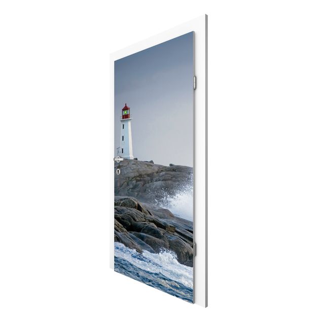 Papel de parede para porta paisagens Lighthouse