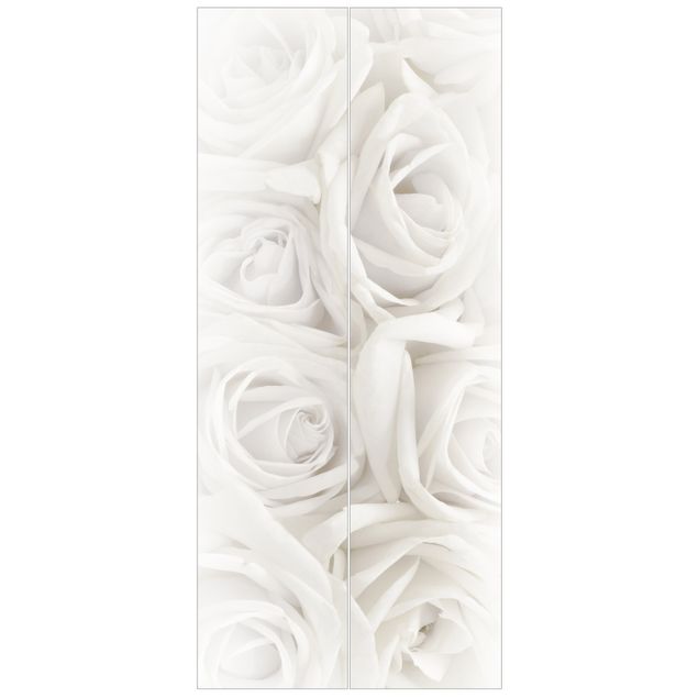 papel parede de flor White Roses