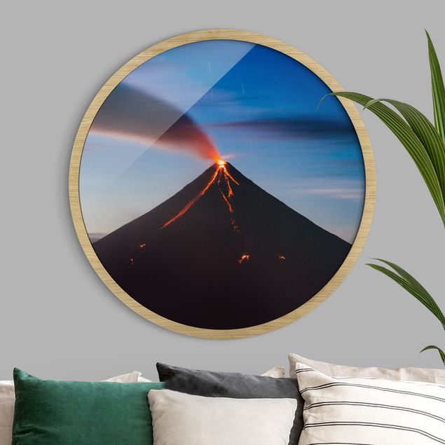 quadro com paisagens Volcano