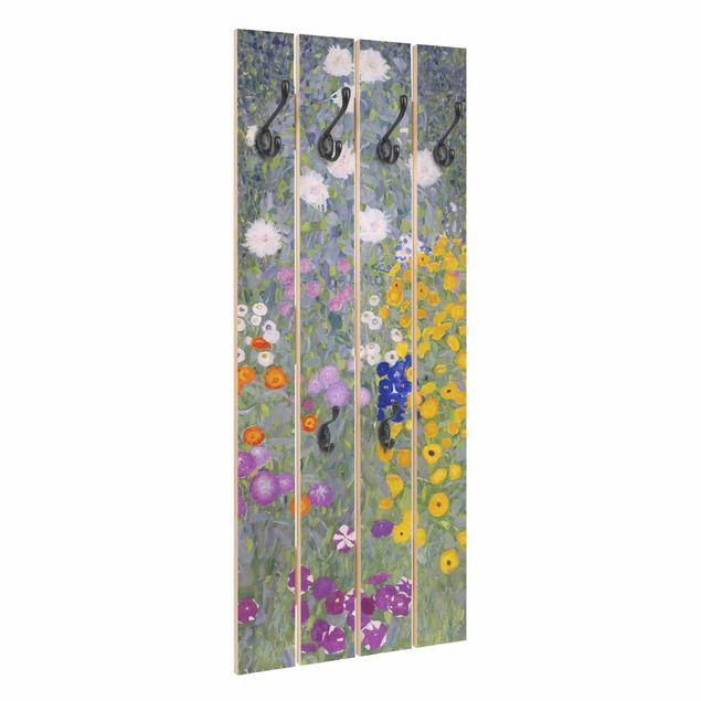 Cabides de parede flores Gustav Klimt - Cottage Garden
