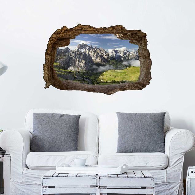 Autocolantes de parede 3D Italian Alps