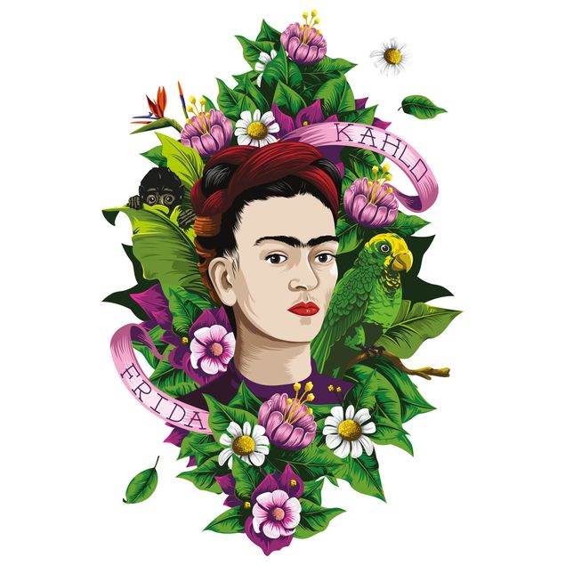 Réplicas de quadros famosos para decoração Frida Kahlo - Frida