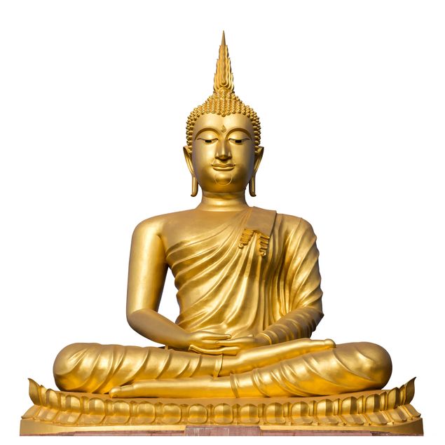 Autocolantes de parede Golden Buddha