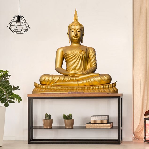 decoraçao para parede de cozinha Golden Buddha