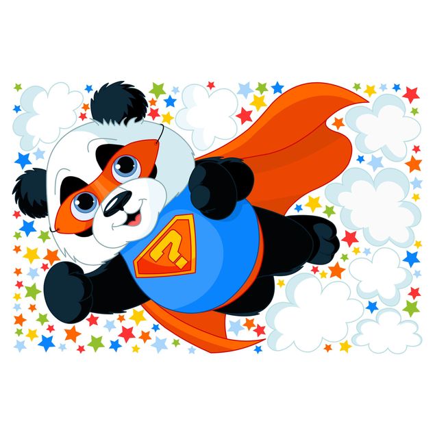 Decoração para quarto infantil Super Panda