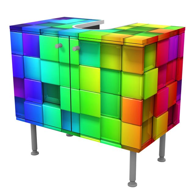 Móveis para lavatório 3D Cubes