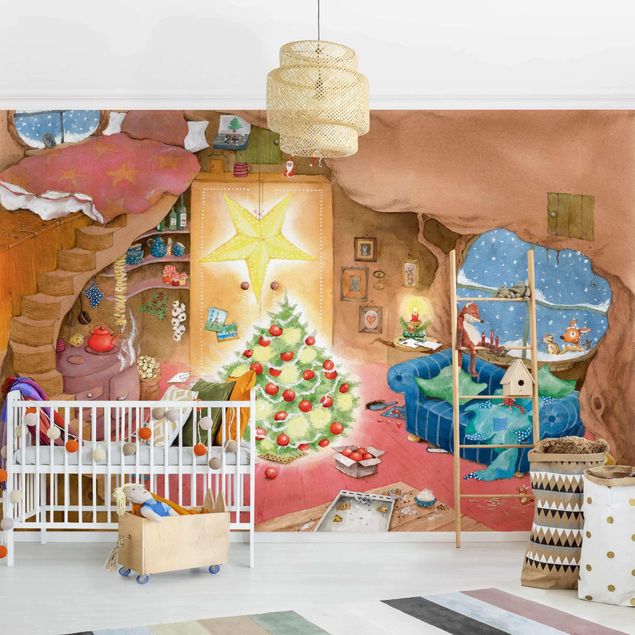 Decoração para quarto infantil Vasily Raccoon - Finally It's Christmas
