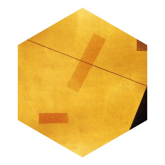 papéis de parede amarelos Wassily Kandinsky - Except Weight