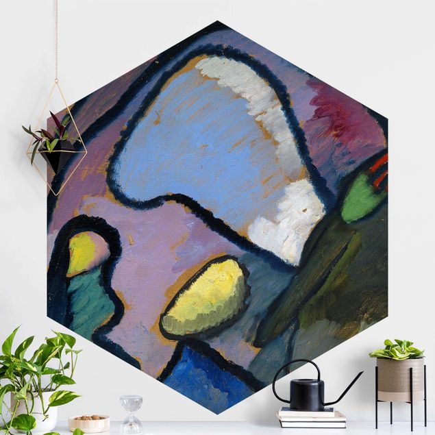 Quadros movimento artístico Expressionismo Wassily Kandinsky - Improvisation