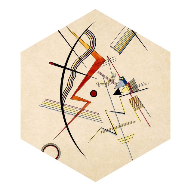papel parede bege Wassily Kandinsky - Annual Gift