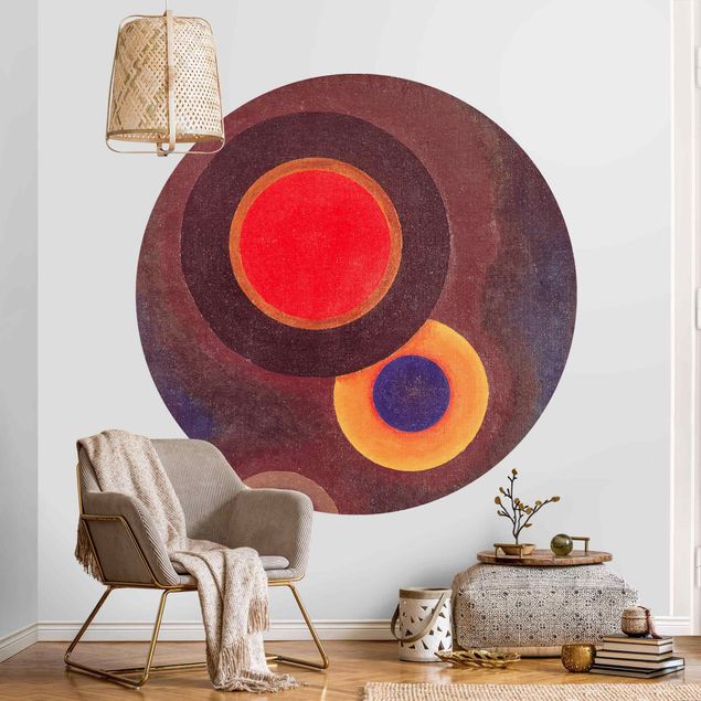 decoraçao para parede de cozinha Wassily Kandinsky - Circles And Lines