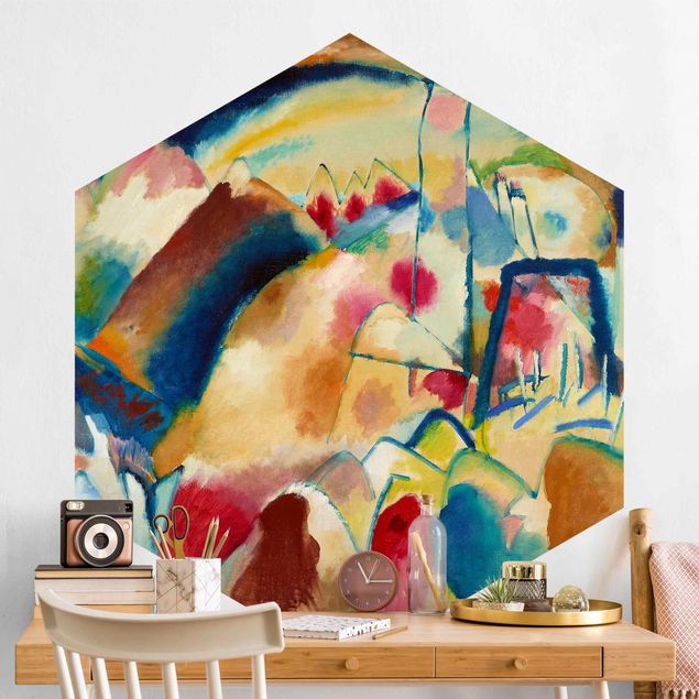 decoraçoes cozinha Wassily Kandinsky - Landscape With Church